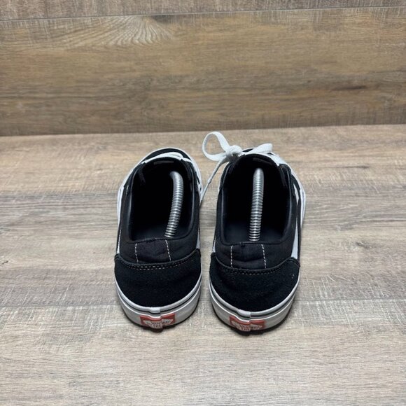 Vans Off The Wall Black White Canvas/Suede  Sneakers Men's Size 9.5 - Picture 3 of 7